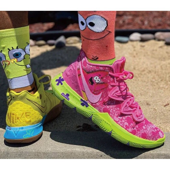 new kyrie irving shoes spongebob