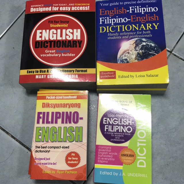 The New Filipino English English Filipino Dictionary 