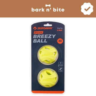 Skipdawg Breezy Ball Durable Dog Toy (Bite resistant & Non-squeaky)