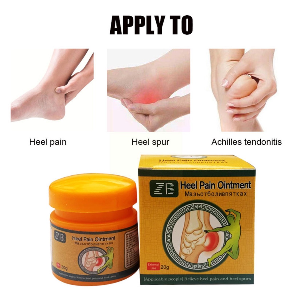 20g Foot Joint Pain Heel Analgesic Cream Pain Relief Cream Ointment