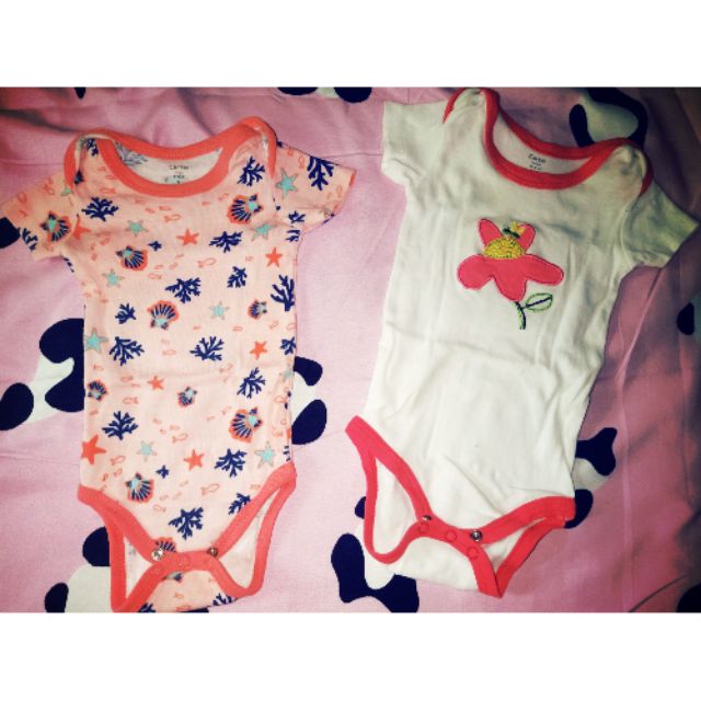 carters girl onesies