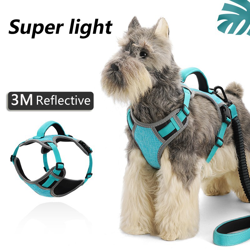 【BOBO PET】Dog chest harness pet vest-style leash reflective | Shopee ...