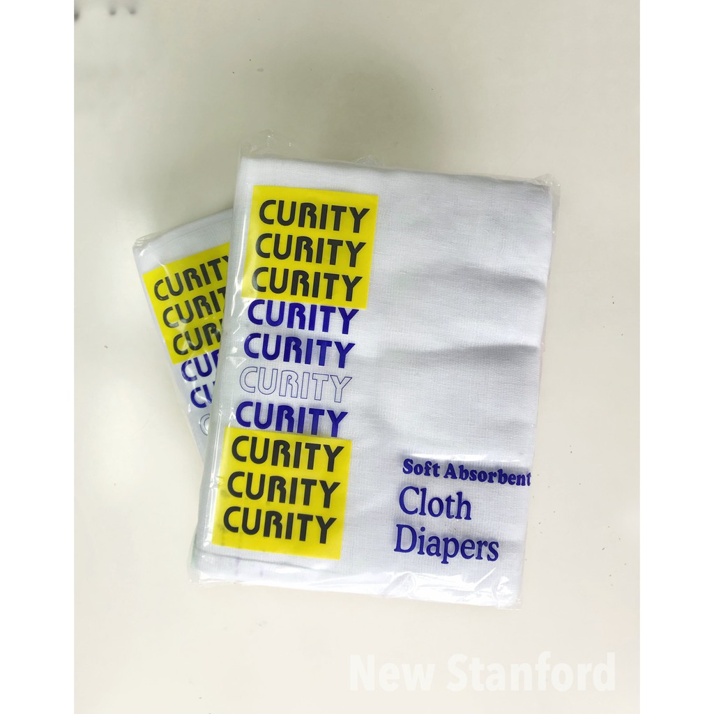 Curity Lampin Gauze Newborn Baby Cloth Diaper (12's) Shopee Philippines