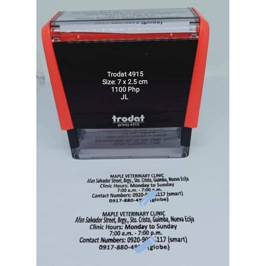 Trodat 4915 Perfect for Notary Stamp Self inking customized stamp