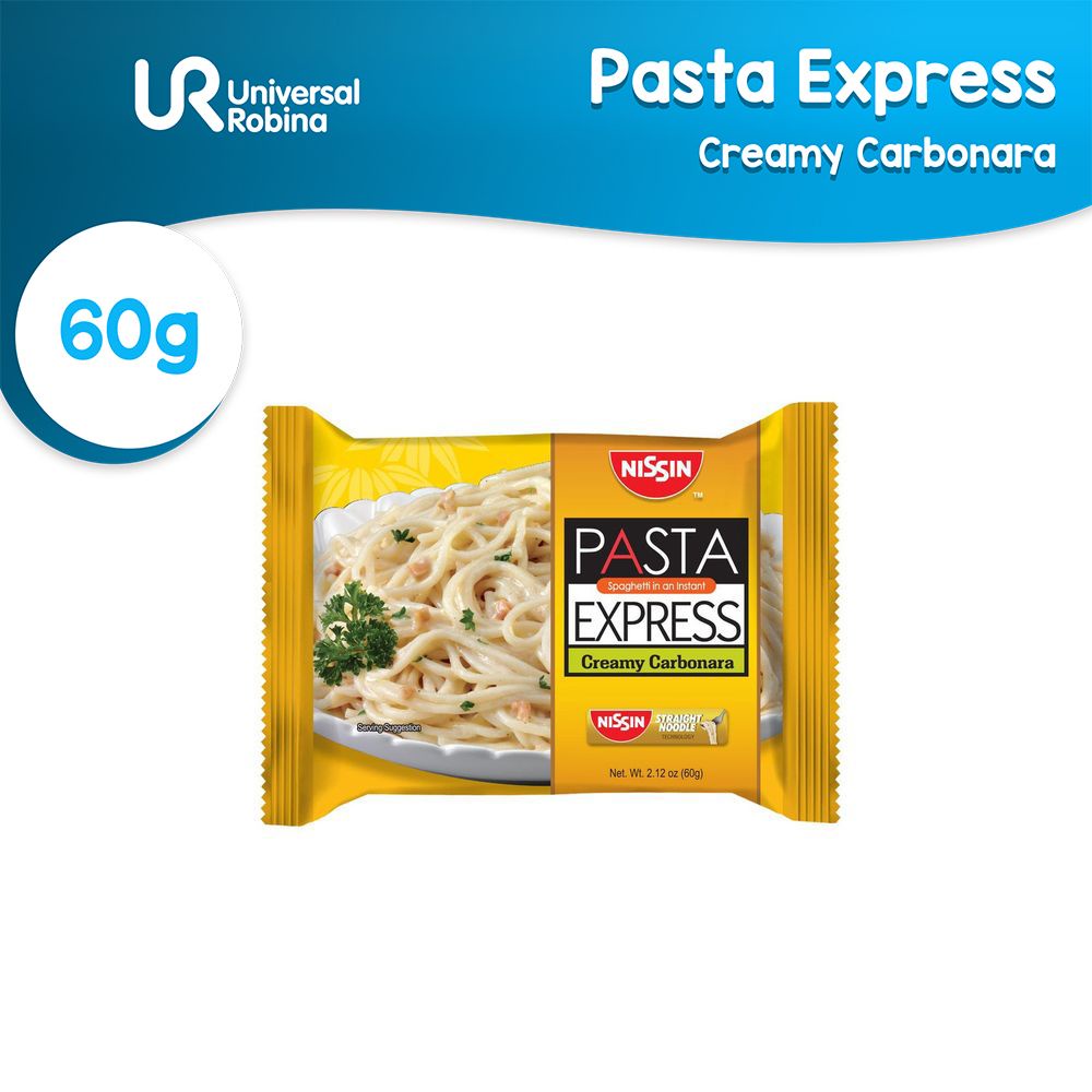 Nissin Pasta Express Creamy Carbonara 60g Shopee Philippines