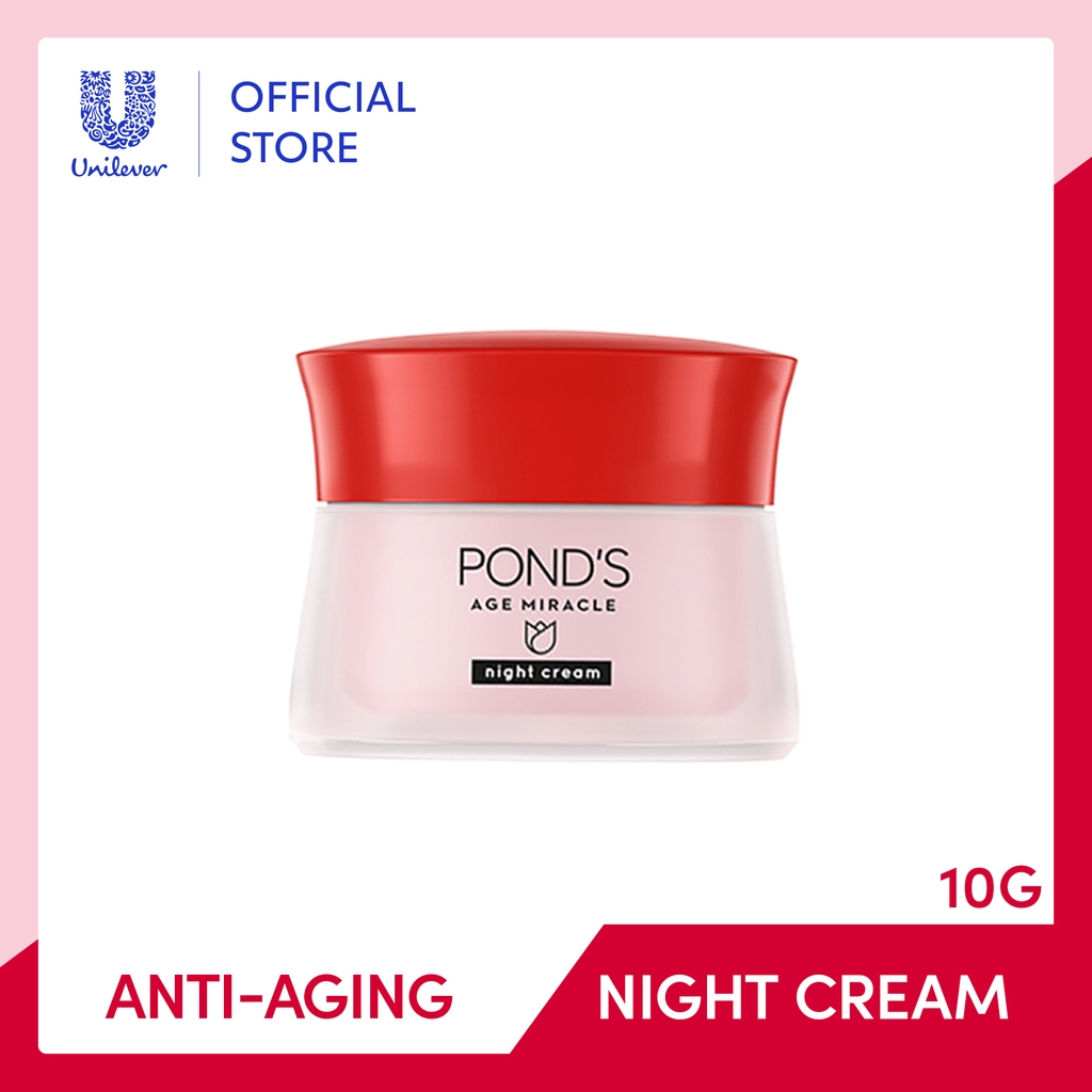 POND'S AGE MIRACLE YOUTHFUL GLOW NIGHT CREAM 10G | Shopee