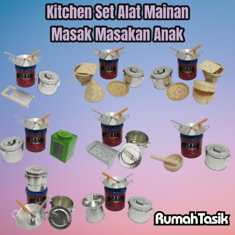 Home Tasik Toy Set Kids Cooking Toys / Mini Stove Plus Pot Combination