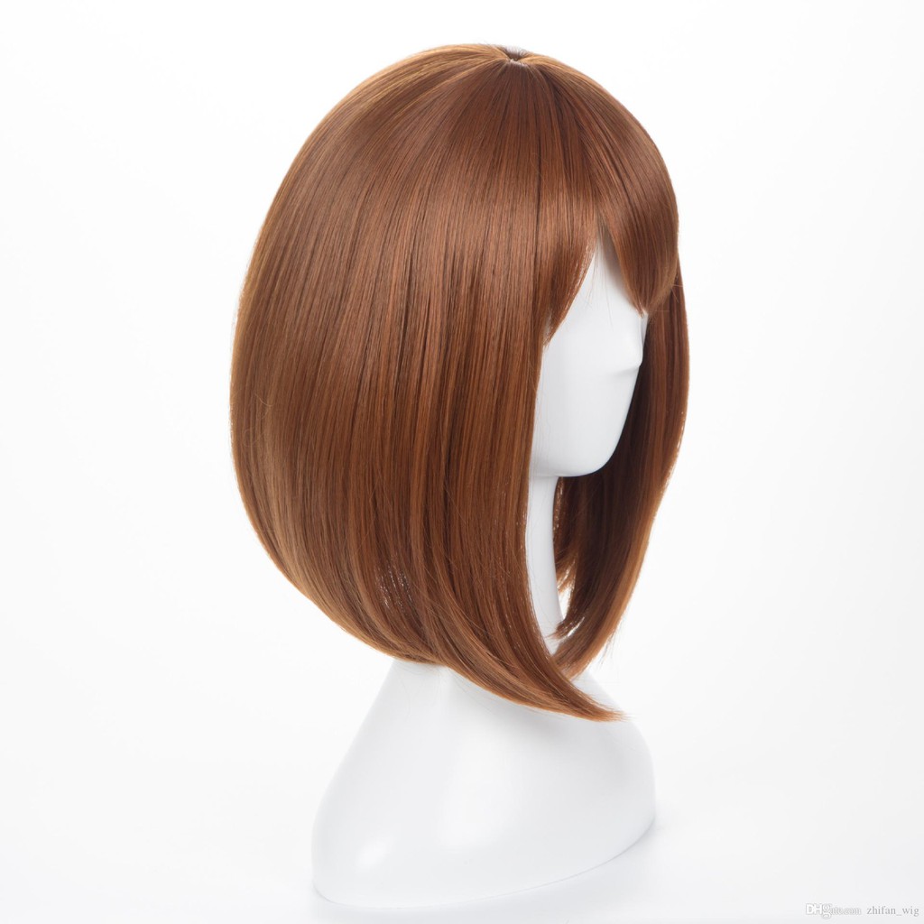 Realistic Bob-cut Short Straight Wig with Bangs for Anime Cosplay Cartoon  Costume Use | Shopee Philippines