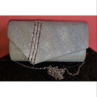 silver clutches online