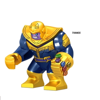 lego thanos minifigure with infinity stones