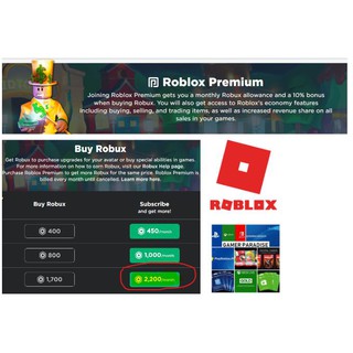 robux shopee premium roblox 1000 card cod 2600