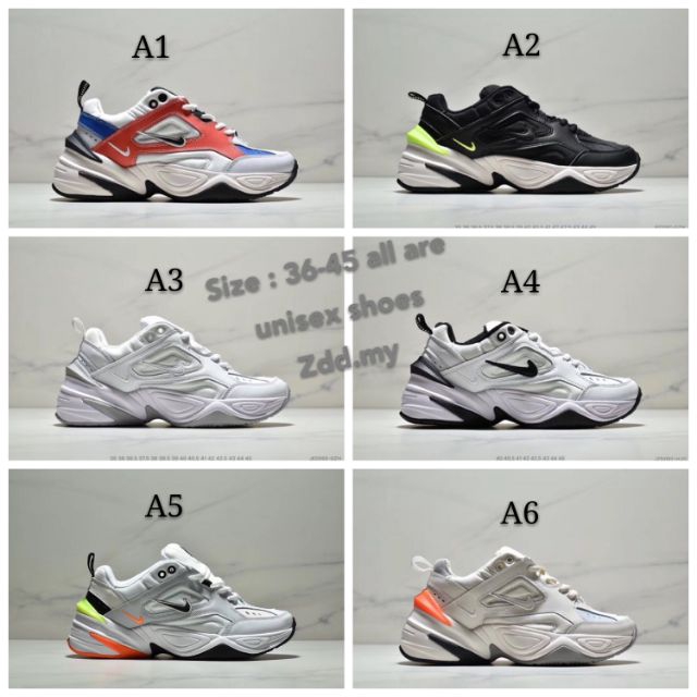 Nike new collection shoes Nike Air Monarch the M2K Tekno unisex 36 -45 |  Shopee Philippines