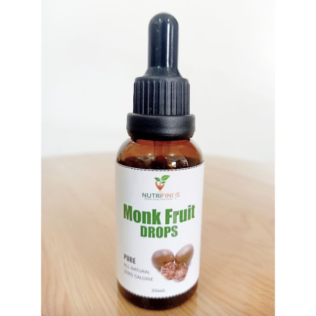 Monk Fruit Drops (Pure) All Natural Zero Calorie 30ml(LowCarb/Keto