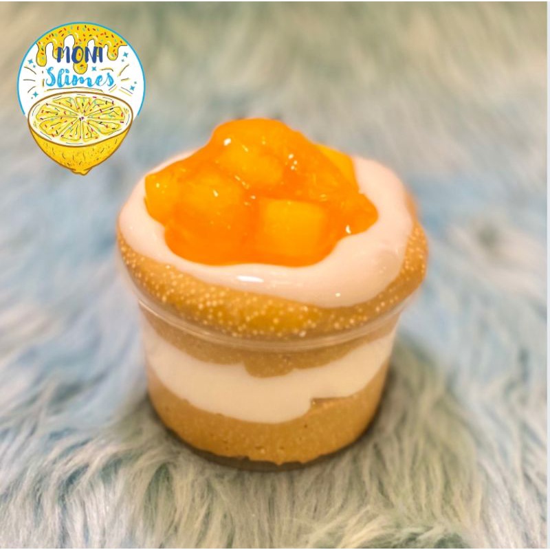 MoniSlimes.ph Mango Graham Float Slime ( DIY Slime ) Crunchy Slime