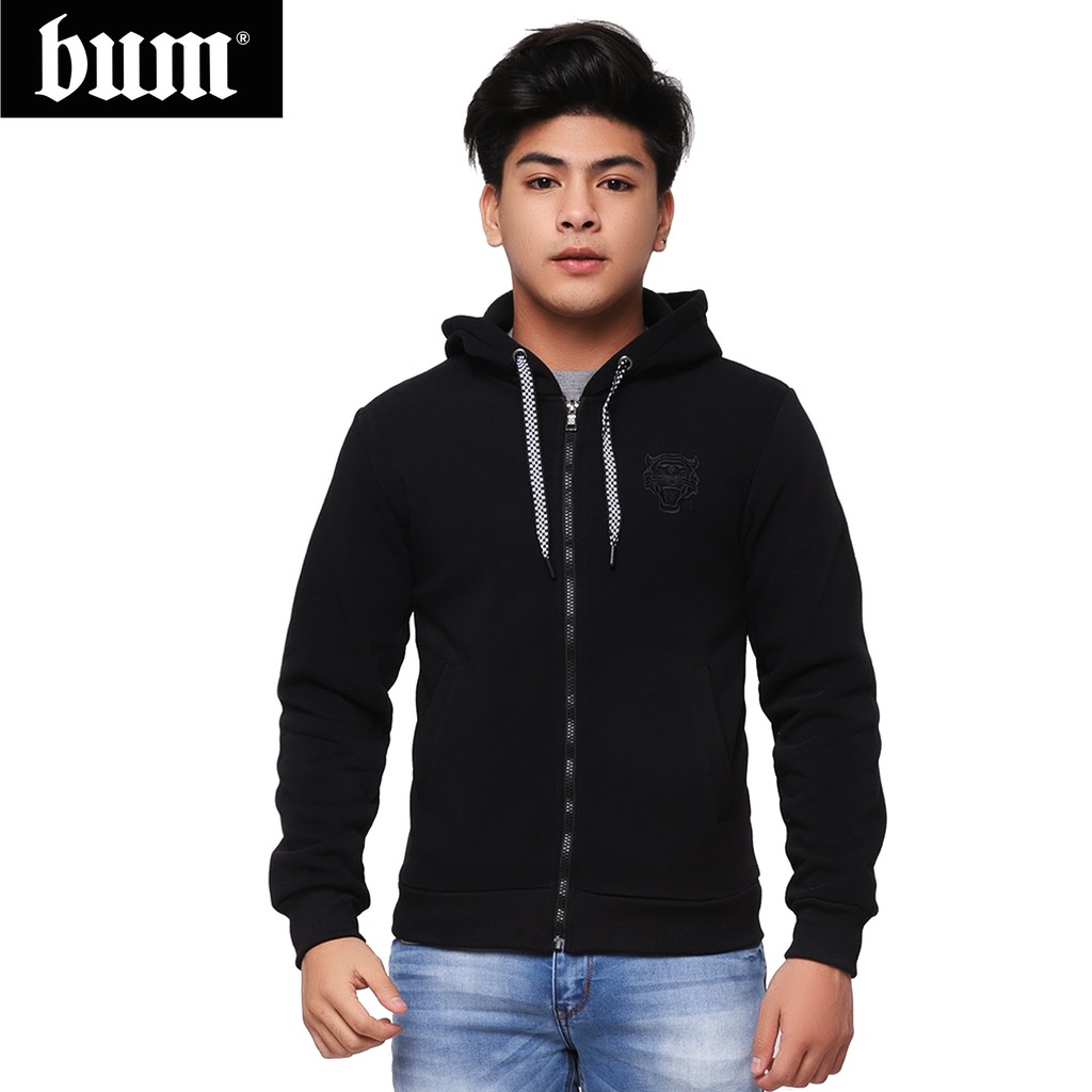 bum black army hoodie