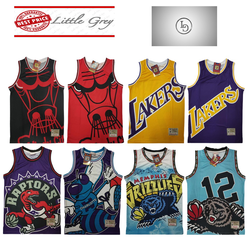 NBA Mitchel & Ness Retro Big Face Sublimation Jersey Shopee Philippines