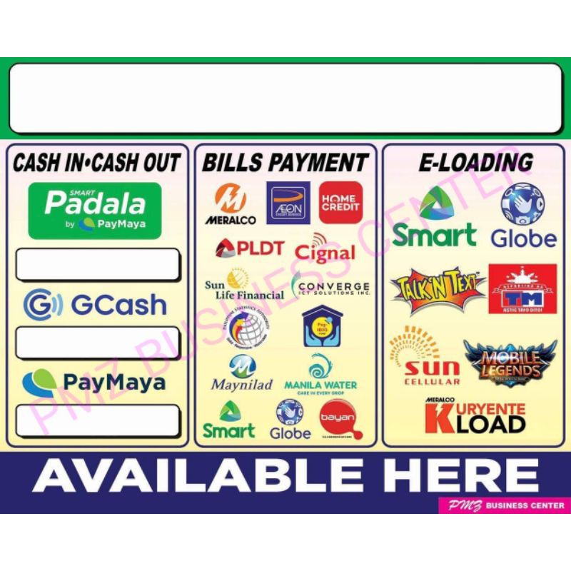 Pmz 3in1 Business Tarpaulin Shopee Philippines