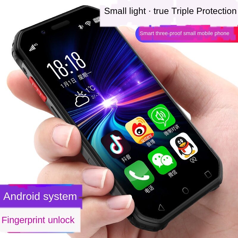 Soyess10 Three Smart Mini Phone Fingerprint To Unlock Ip68waterproof Card Spare Android Machine Shopee Philippines