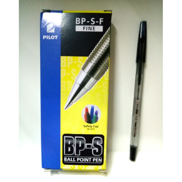 Pilot, Penna a sfera BP S, punta fine 0,7 mm, nero, conf.12