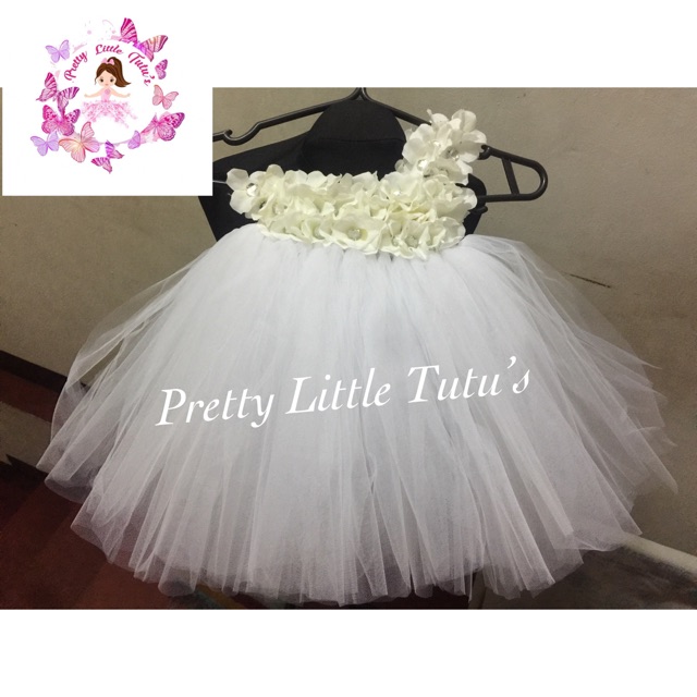 white tutu dress baby