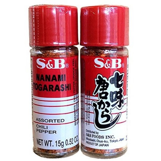 Pack Of S&B Ichimi Togarashi Chili Pepper Powder (15g X 2) Imported