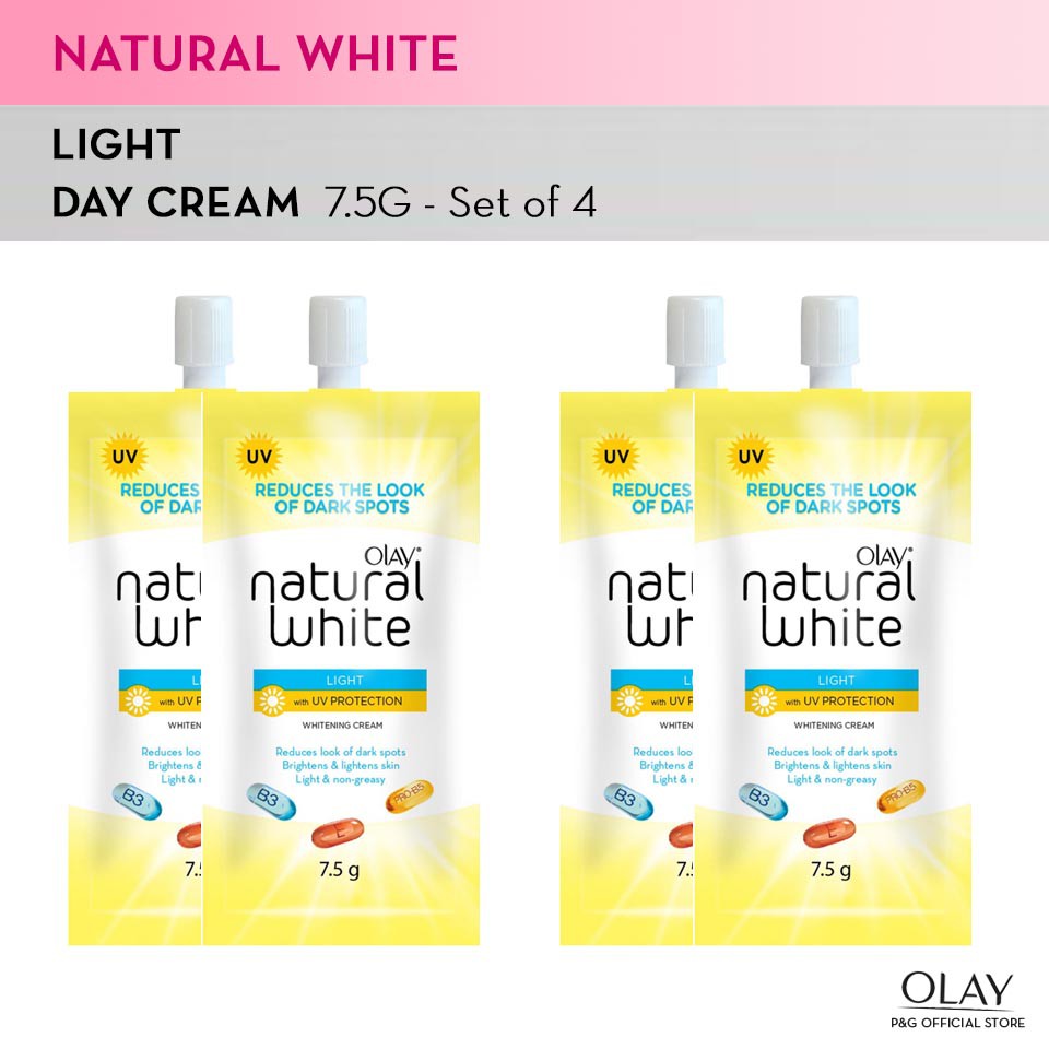 Olay Natural White Spot Reduction Day Cream Moisturizer with UV