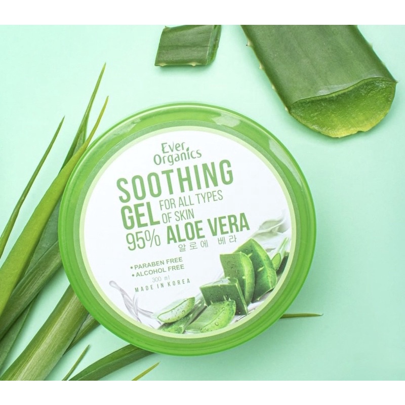 Ever Organics Aloe Vera Soothing Gel 300ml Shopee Philippines