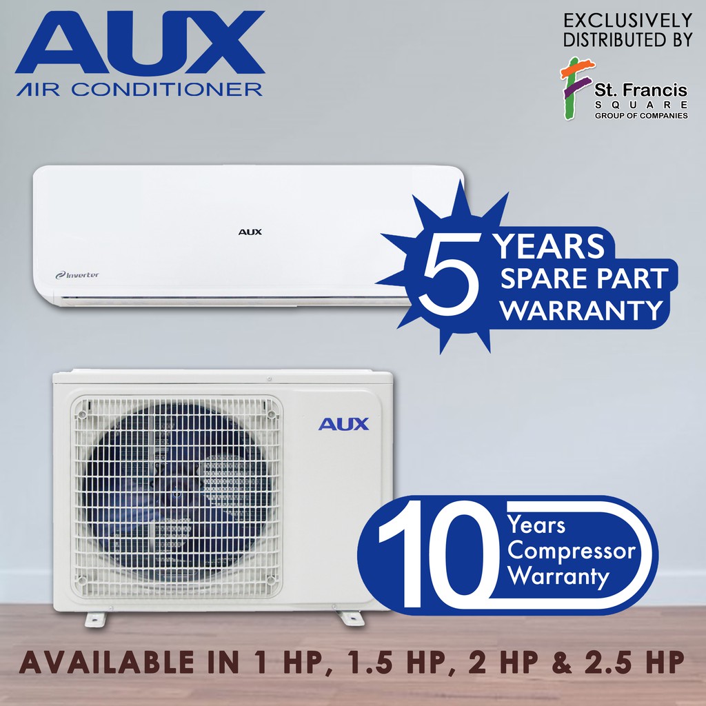 Aux Aircon 2 5 Hp F Series Split Type Inverter Shopee Philippines