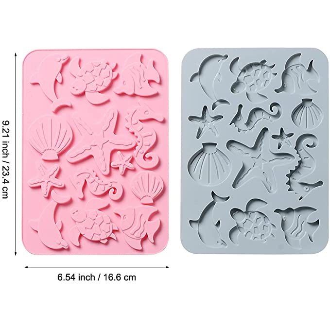 Sea Animals Ocean Creatures Silicone Mold | Shopee Philippines