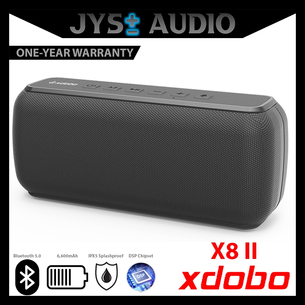 XDOBO X8 II 60Watts Portable Water Resistant Bluetooth Speaker True