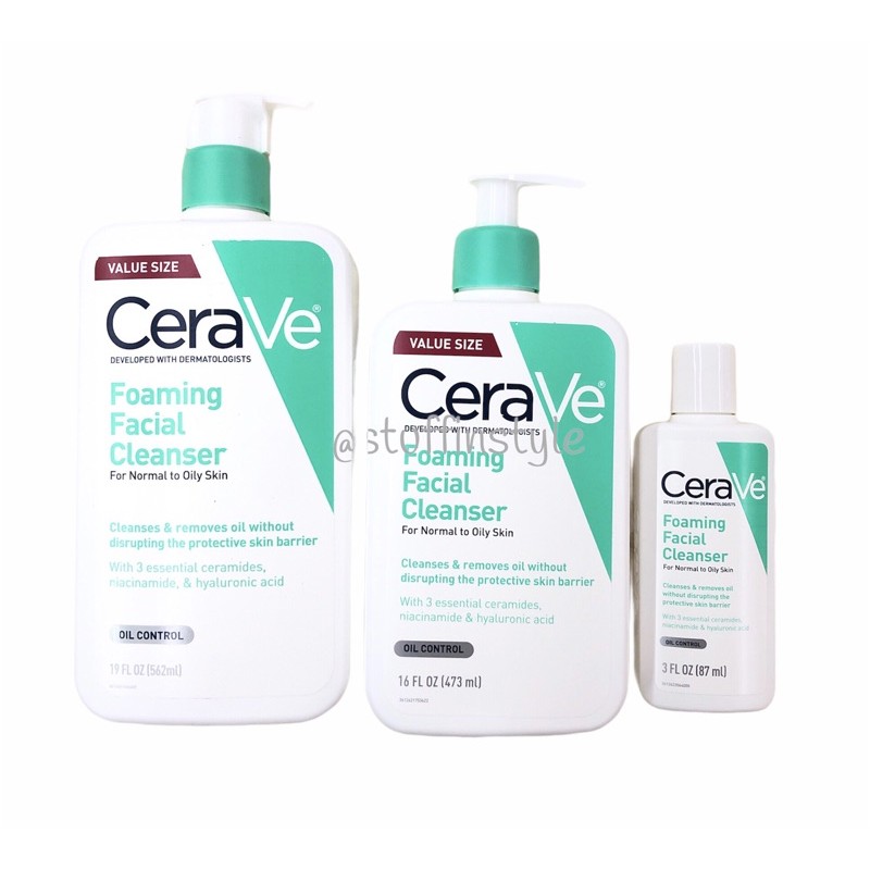 Cerave Foaming Facial Cleanser (Packaging May Vary) Shopee Philippines