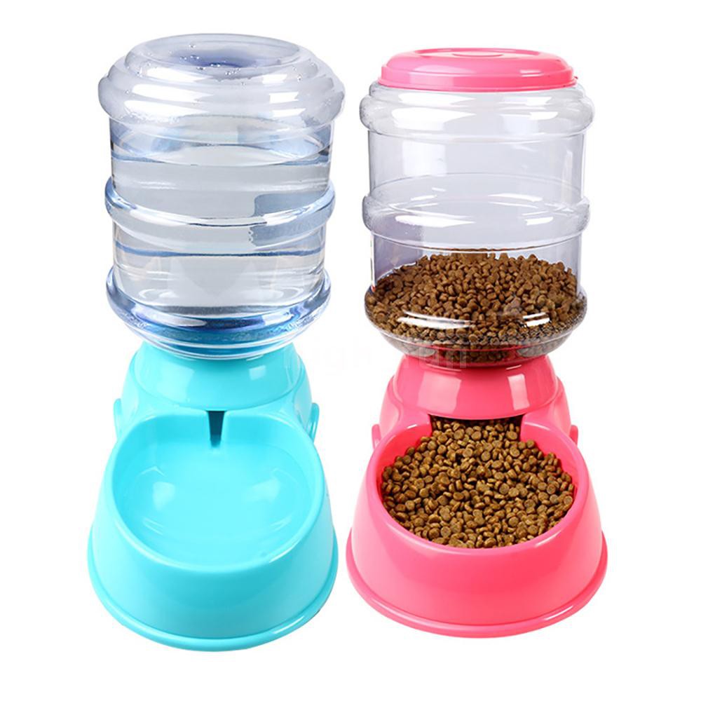 ♥HF Automatic Pet Water Food Dispenser 3.8L Large Capacity Self