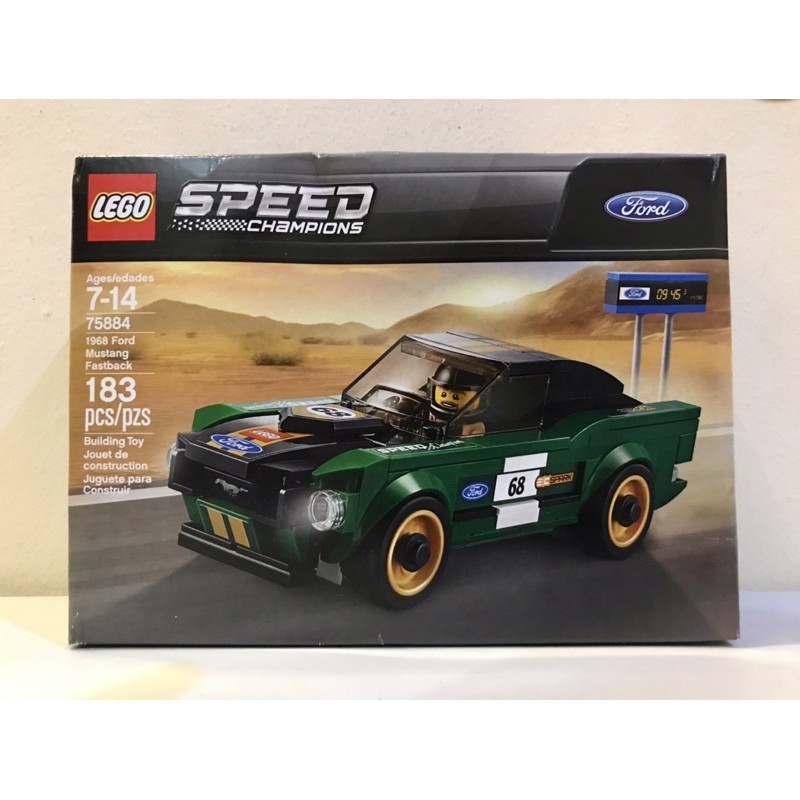 lego speed champions 1968 ford mustang fastback