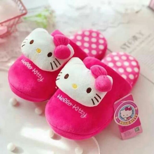 hello kitty slippers adults