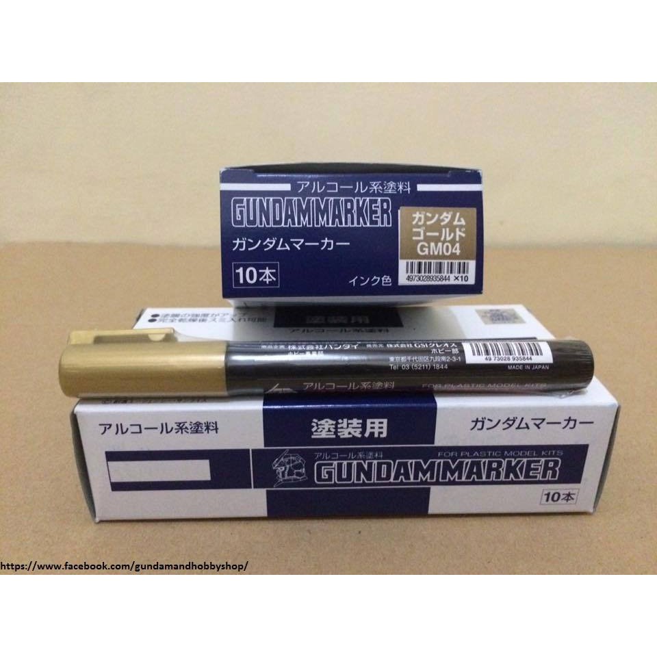 GM04 Gold Gundam Marker – Goldstift Für Gundam Modellbau, Lackstift Für Metalloptik