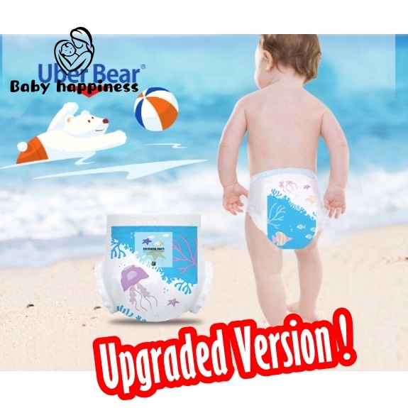 Uber Bear Baby Swimming Diapers Disposable Waterproof Pullup Pants for