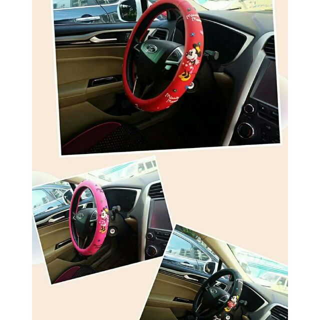 minnie mouse steering wheel cover