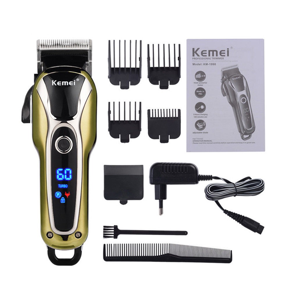 Professional Electric Hair Clipper Rechargeable Men S Hair Trimmer