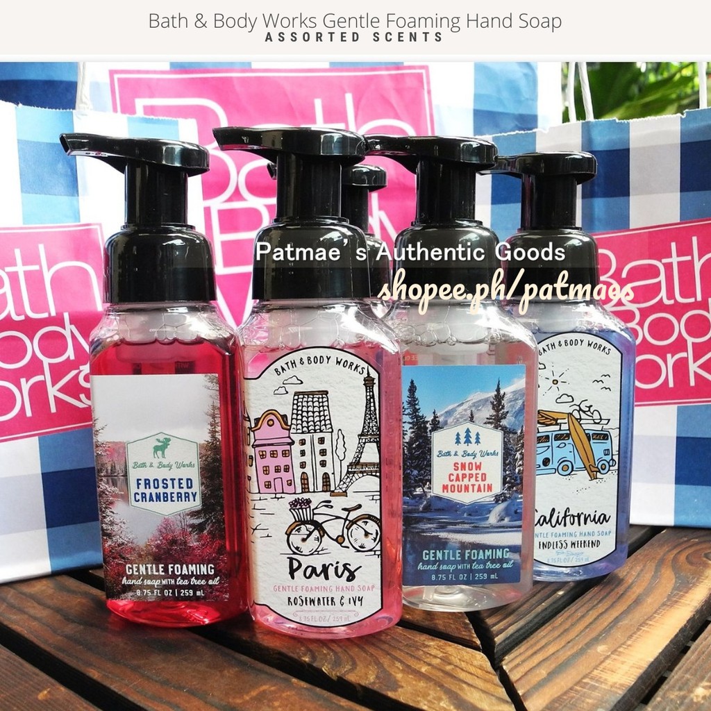 Bath & Body Works Gentle Foaming Hand Soap 259mL Assorted | Shopee ...