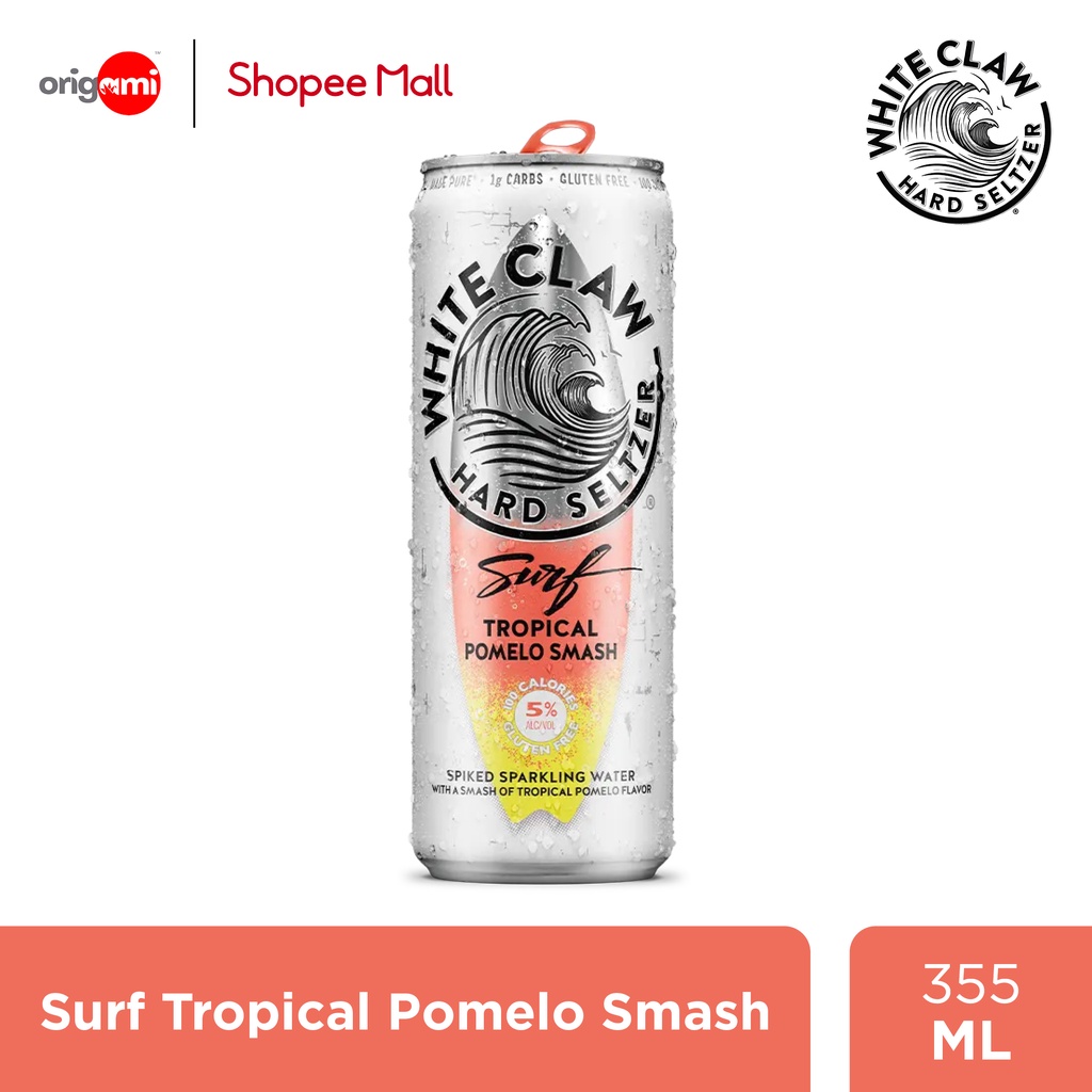 White Claw Canned Hard Seltzer Surf Tropical Pomelo Smash 355ml Shopee Philippines