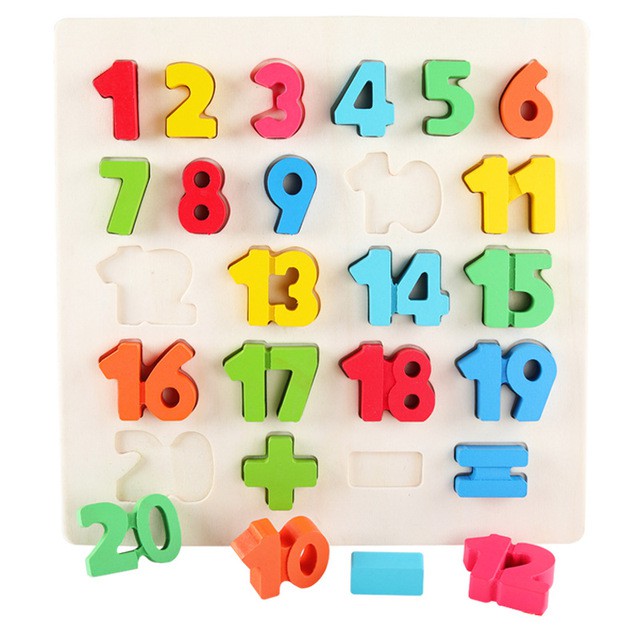 Wooden Chunky Number Puzzle | Shopee Philippines