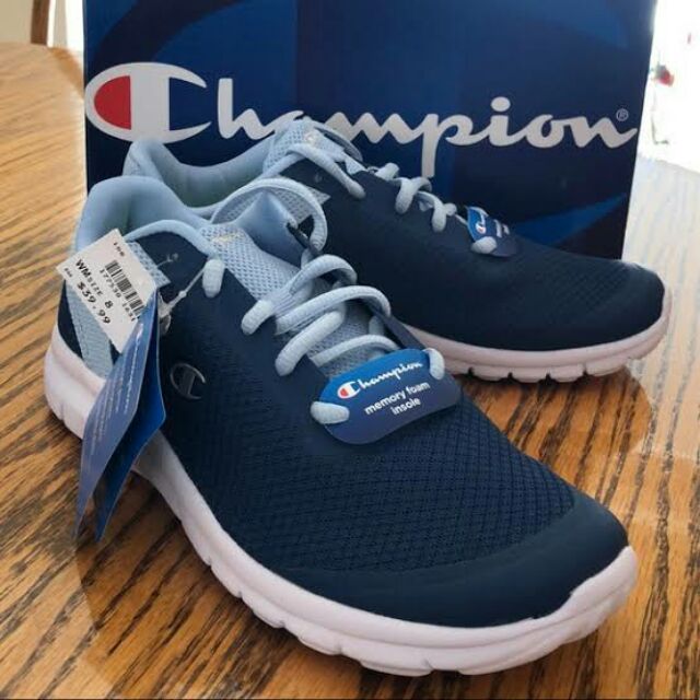 light blue champion shoes