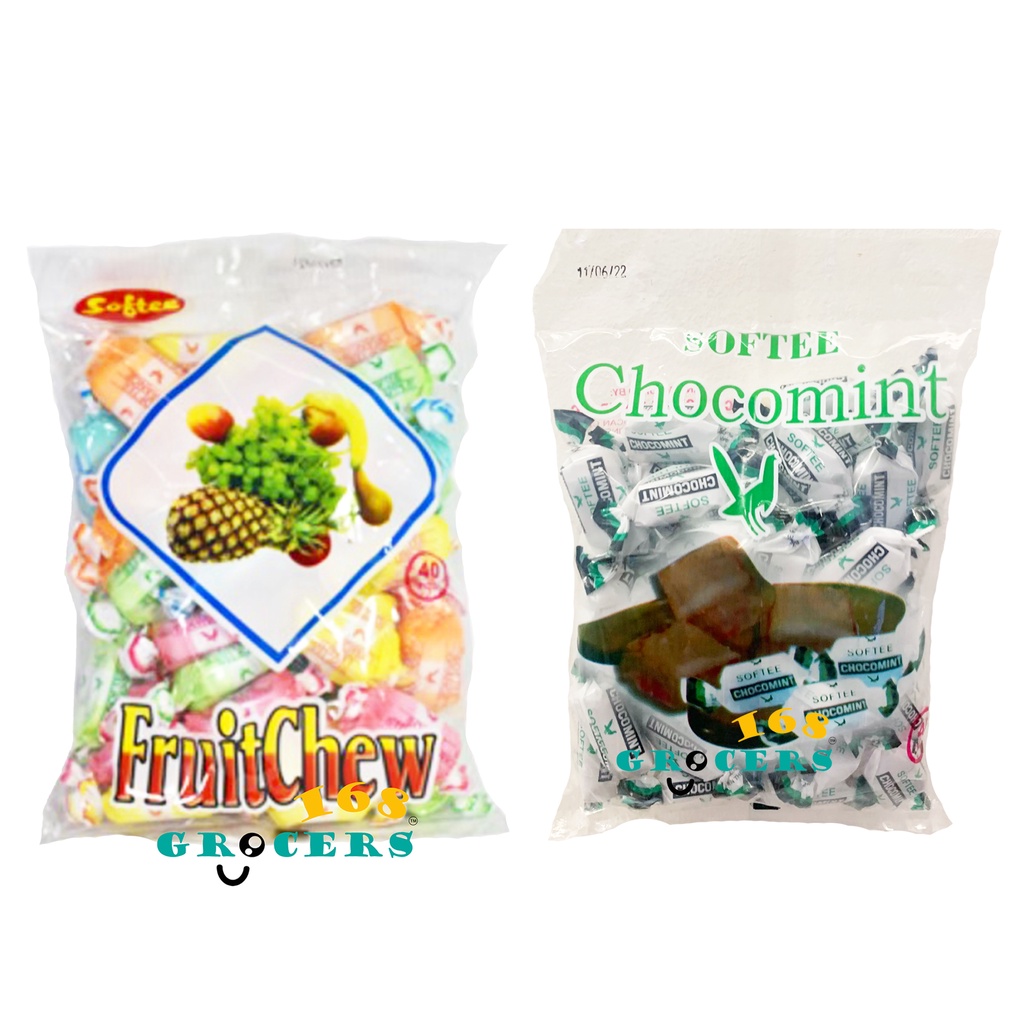 Softee Candy Fruit Chew/Choco Mint ( Fruitchew / Choco mint ) 40pcs ...