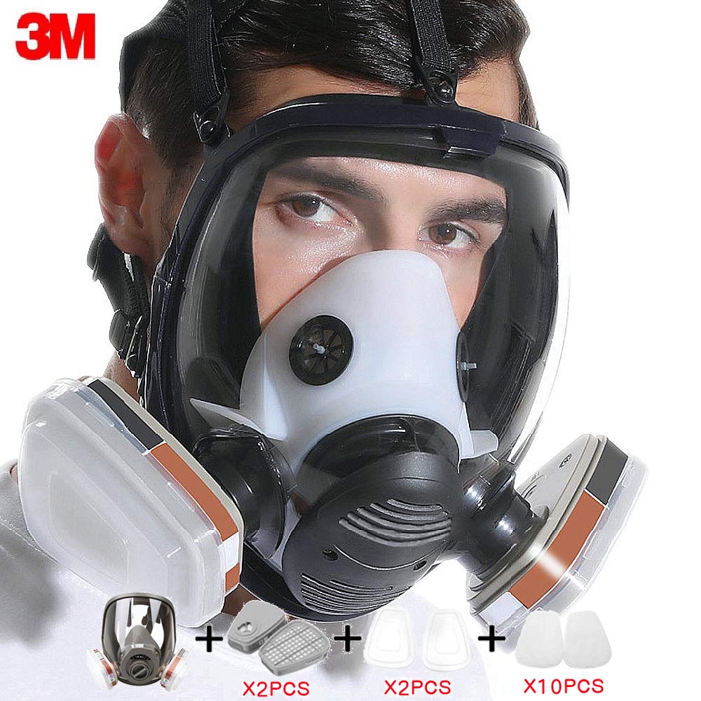 【HIGHEST SAFETY FACTOR】7 in 1 Full Face Chemical Spray Painting ...