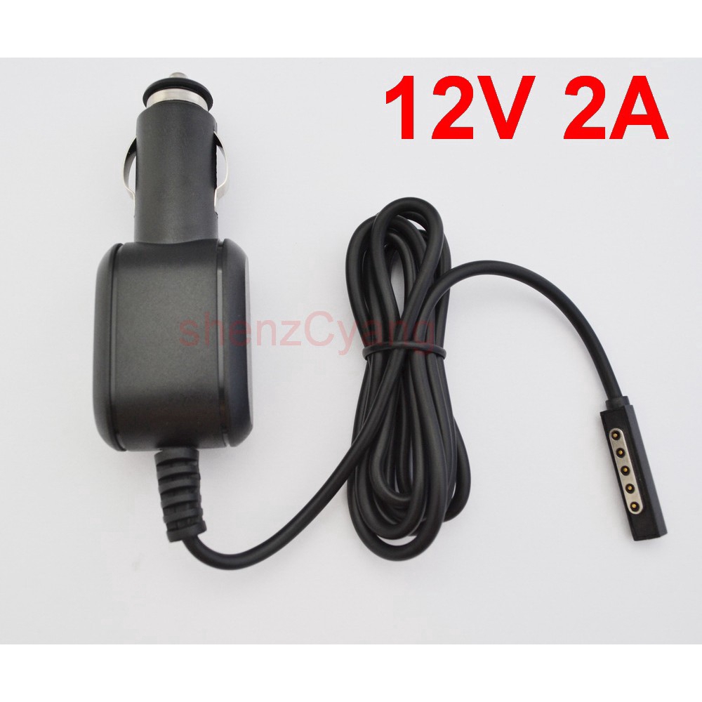 High Quality 12v 2a Cable Battery Car Charger Power Adapter Supply For Microsoft Windows Surface Rt 10 6 Tablet Pc Shopee Philippines