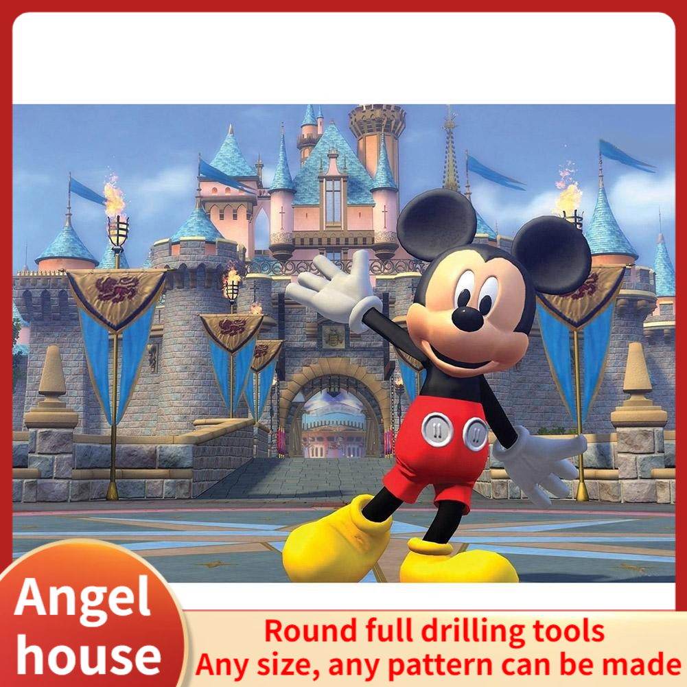 Angel House Diamond Painting Frendyest 5d Diy Full Drill Diamond Painting Cartoon Mouse C Cross Stitch Embroidery Diamond Painting Wall Decor Shopee Philippines