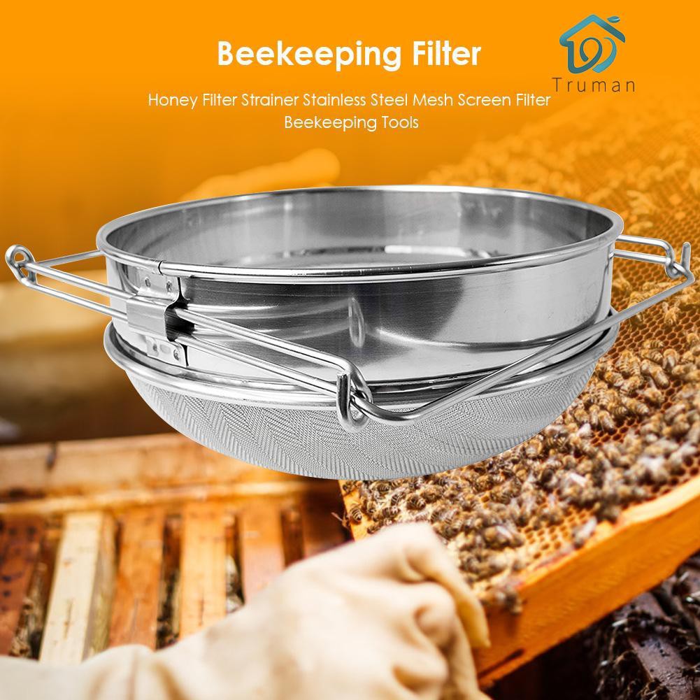 Honey Filter Strainer Stainless Steel Mesh Screen Filter Beekeeping Filter Tools