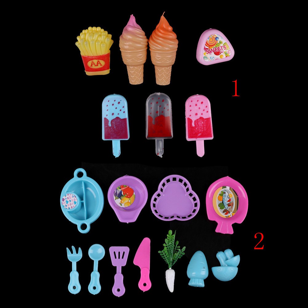 doll play food