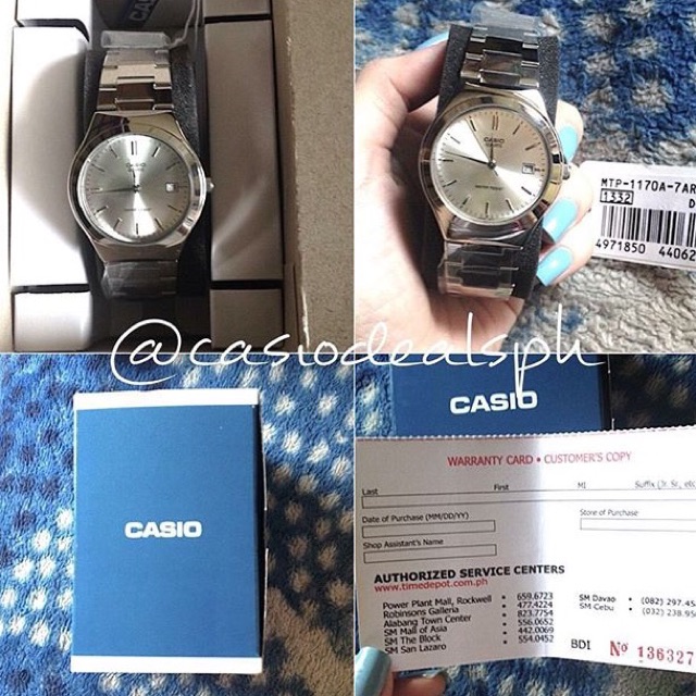 casio mtp 1170 silver