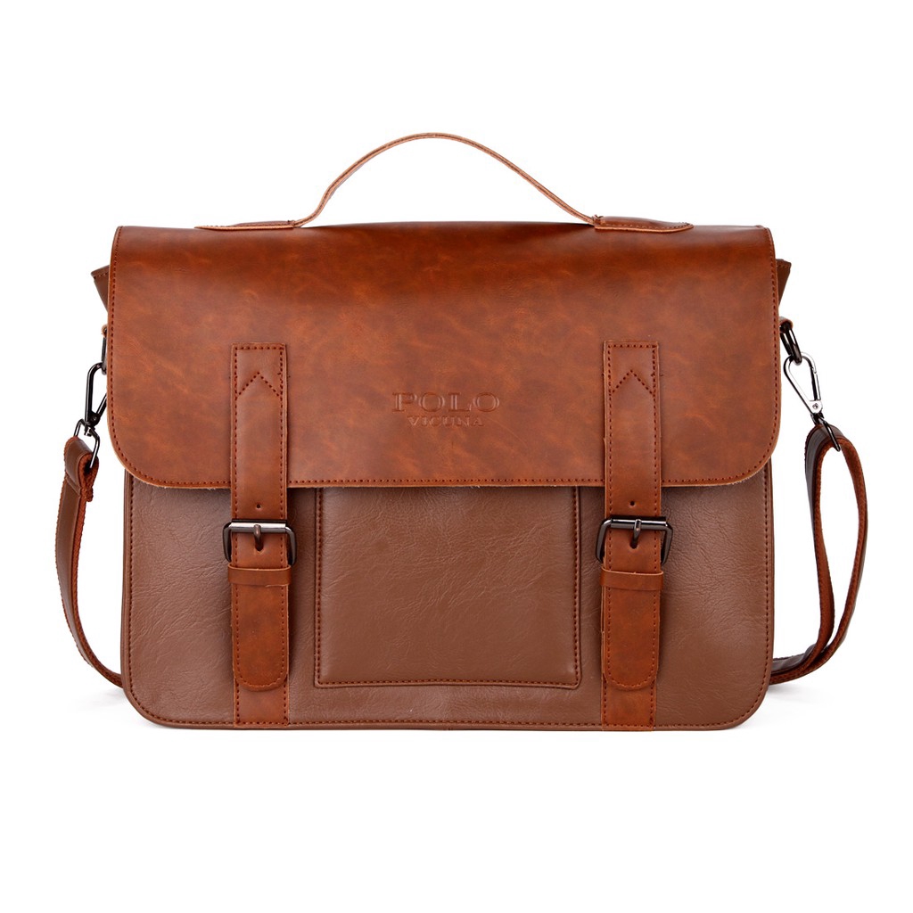 vicuna polo shoulder bag